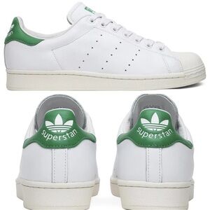 NWT Adidas Stan Smith Superstan white green classic sneaker originals superstar